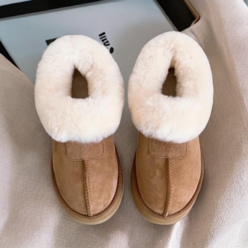 Wholesale winter fashion design warm boots Plush custom snow winter boots shoes for women
