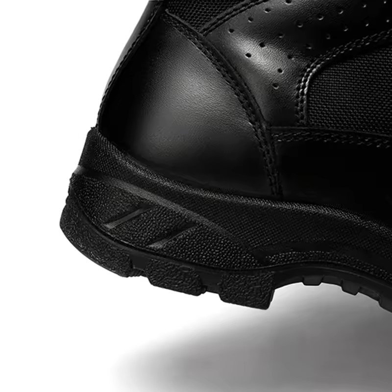 XINXING Custom Soles White Fashion Hight Shiny Original Leather Outdoor Training Security Combat Boots