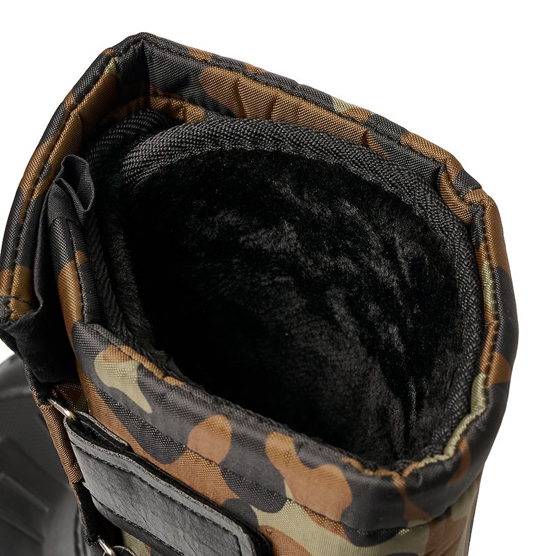 High Quality Detachable Warm Plush Non-slip Soles Men's Winter Fishing Boots Men's Waterproof Recreational Fishing Boots
