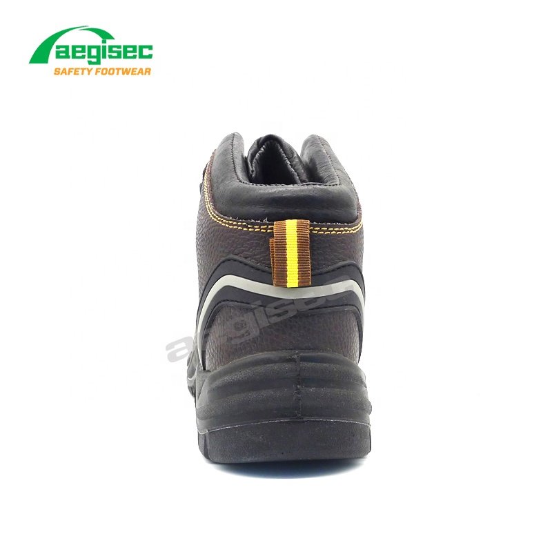 AEGISEC cow leather anti slip lace up electrician work boots penetration resistance safety work shoes