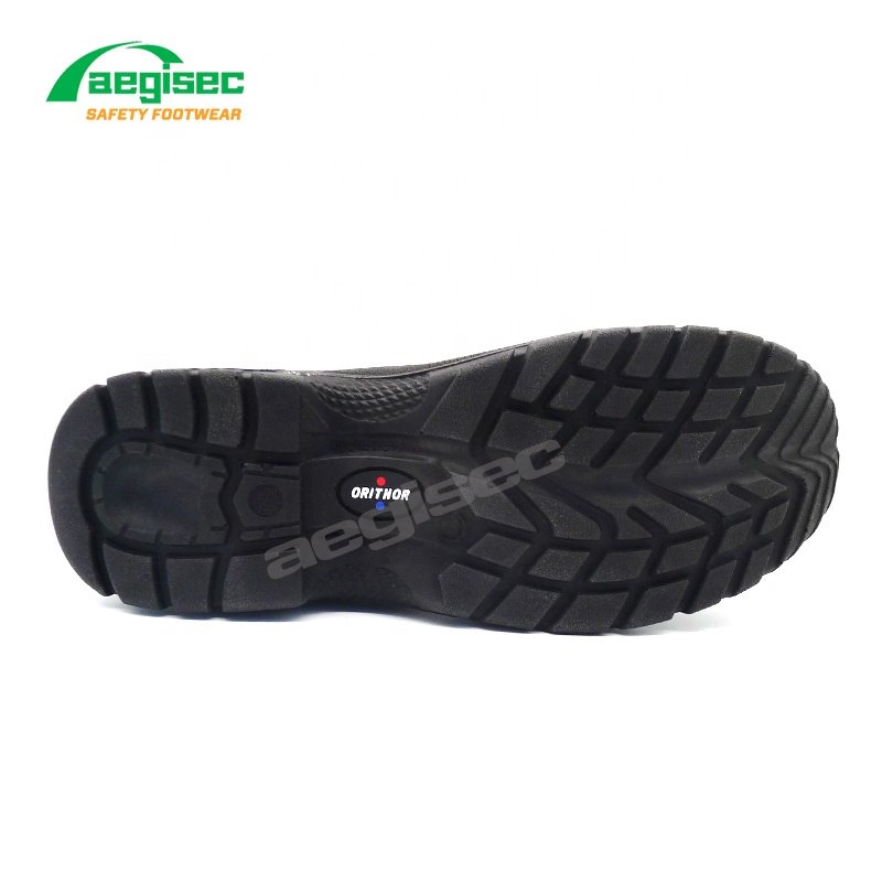 AEGISEC cow leather anti slip lace up electrician work boots penetration resistance safety work shoes