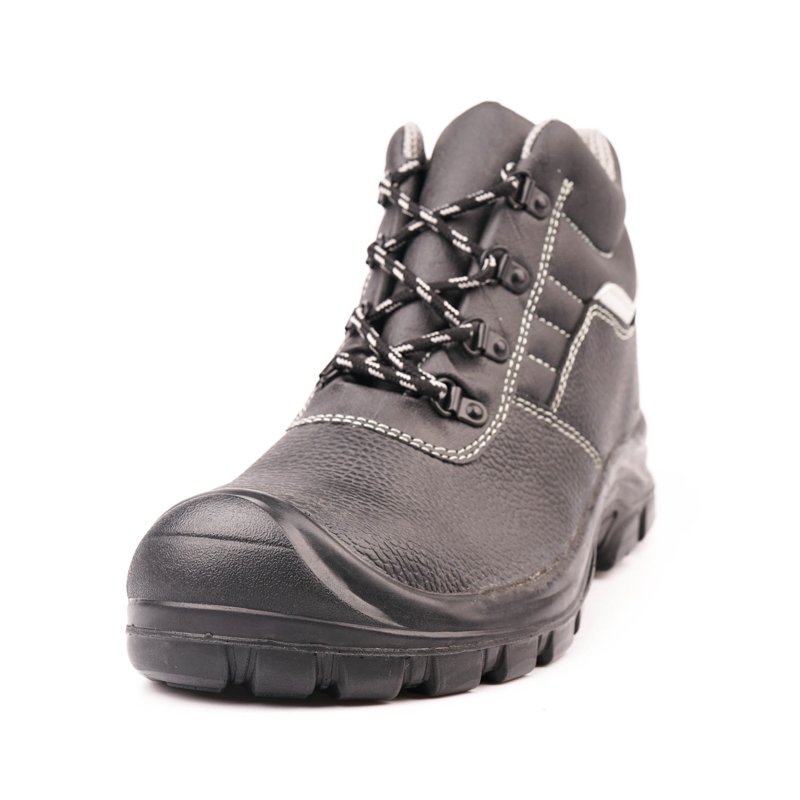 Men's Steel Toe Woodland Safety Shoes Leather Construction Workers Safety Boots
