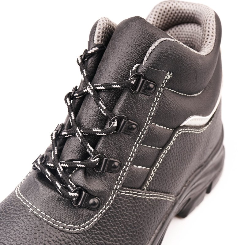 Men's Steel Toe Woodland Safety Shoes Leather Construction Workers Safety Boots