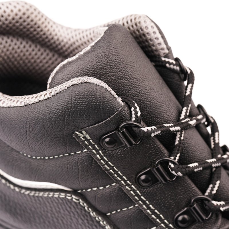 Men's Steel Toe Woodland Safety Shoes Leather Construction Workers Safety Boots