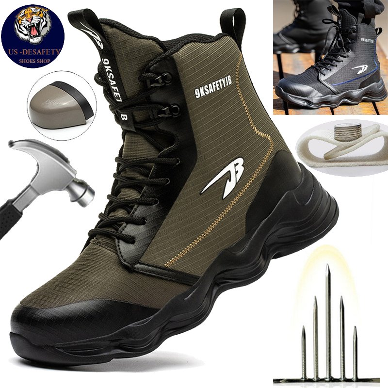 Diansen New Style Customized LOGO Safty Boots Waterproof Non-slip Comfortable Safety Boots For Workers