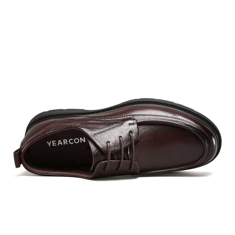 Male Popular new very real leather Man made new stylish trendy shoes classic leather boots