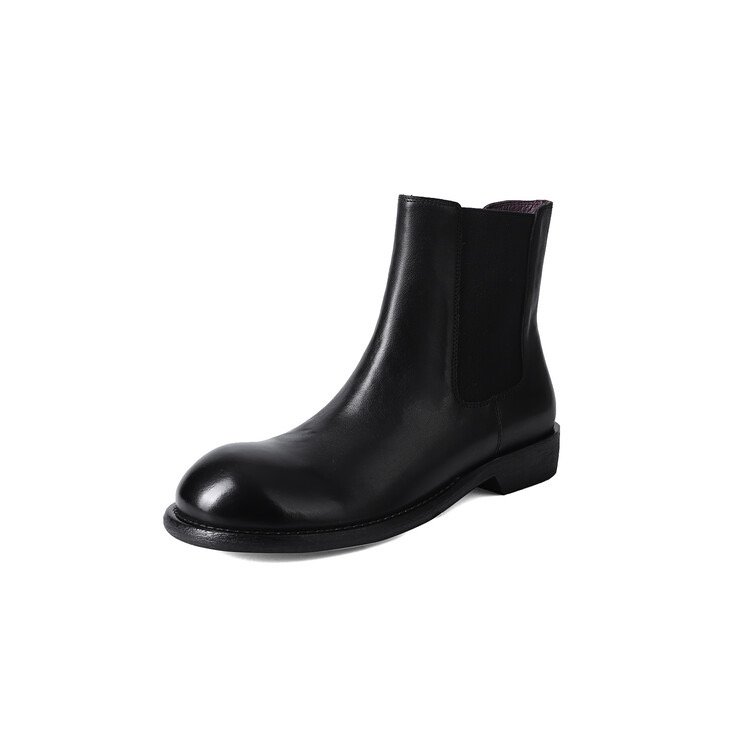 Wholesale hot sale genuine leather round toe knee boot upper can be removed long boot for women