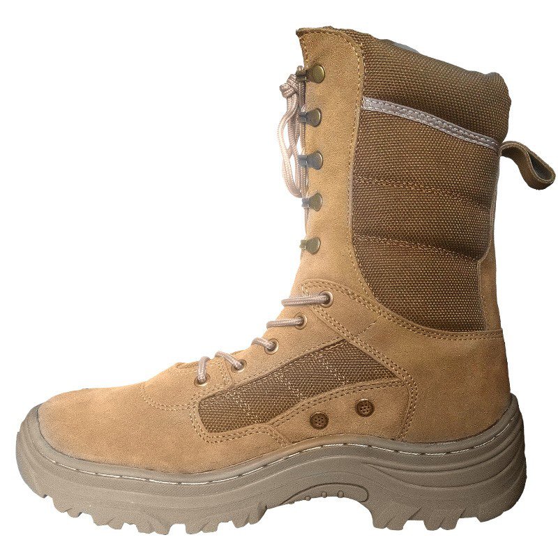 Chile popular cotton fabric lining coyote brown desert boots