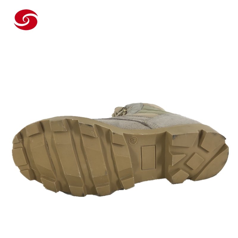 Tactical Panama Sole Suede Leather footwear combat Desert boot