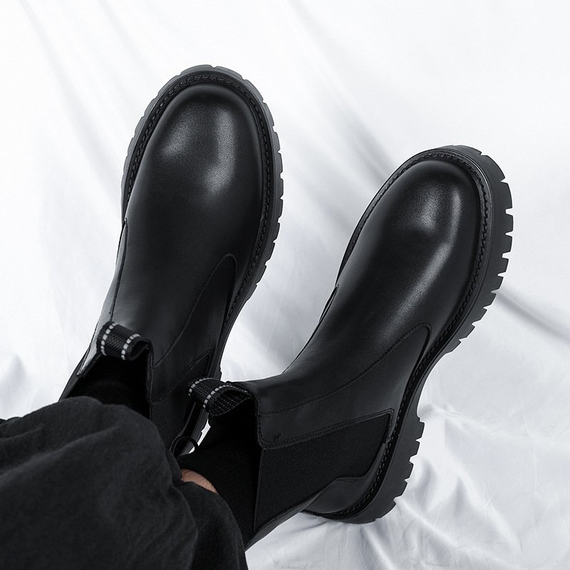 Custom Logo New Arrival Chelsea Boots for Men Casual Genuine Leather Boots