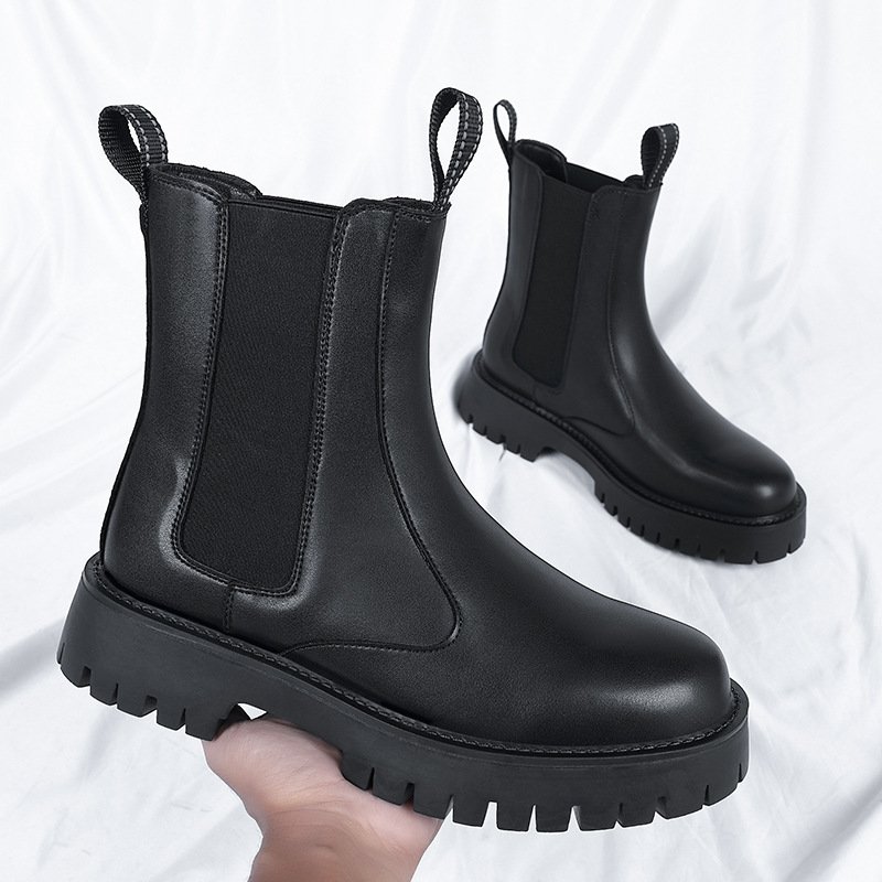 Custom Logo New Arrival Chelsea Boots for Men Casual Genuine Leather Boots