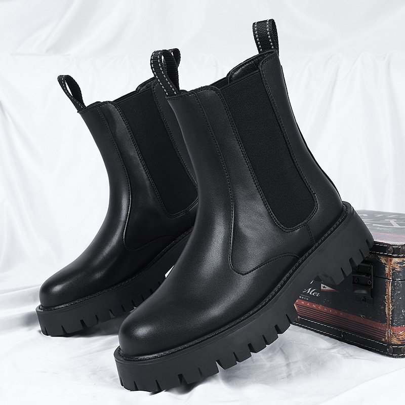 Custom Logo New Arrival Chelsea Boots for Men Casual Genuine Leather Boots