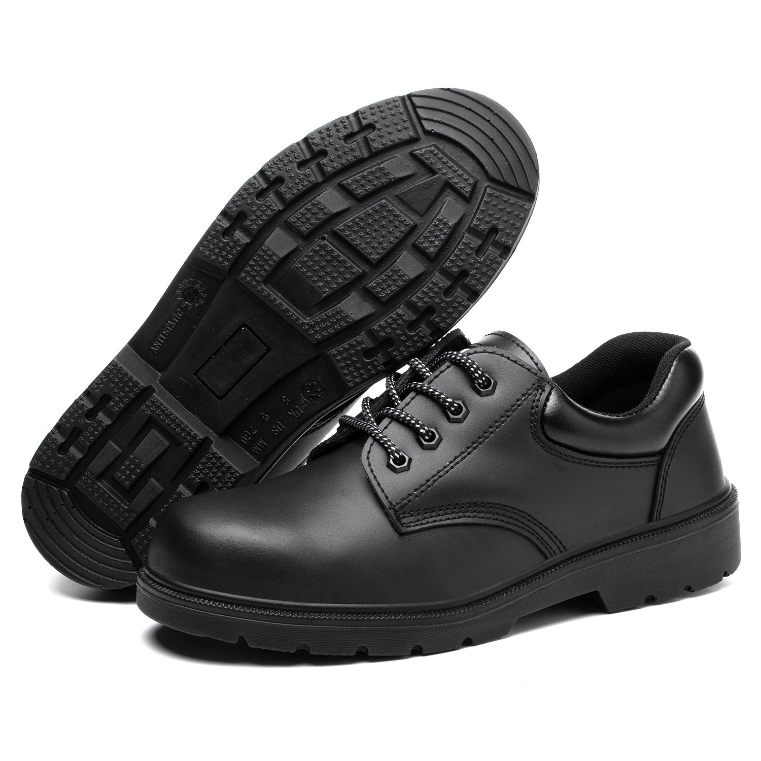 GENUINE Leather Work Boots Brands Comfortable and Light Safety Shoes Industrial Steel for Men Manufacturing Engineers Toe Top 10