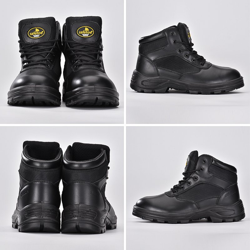 Best Security & Tactical Shoes Steel Toe Safety Boots for Guard Mens