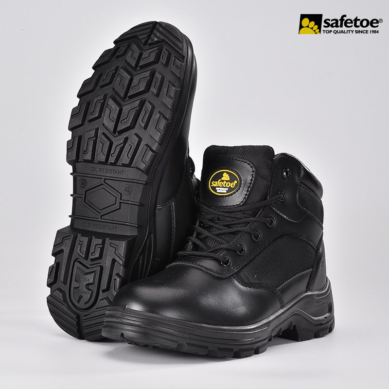 Best Security & Tactical Shoes Steel Toe Safety Boots for Guard Mens