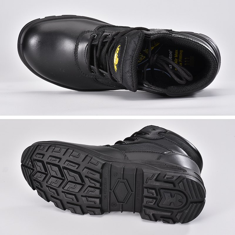 Best Security & Tactical Shoes Steel Toe Safety Boots for Guard Mens