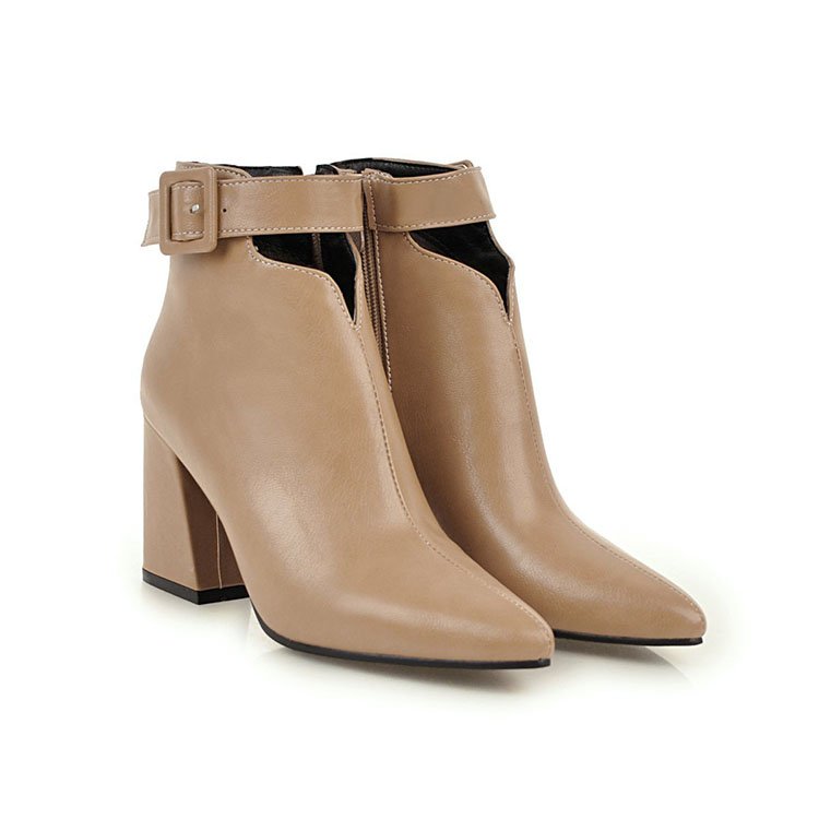 Factory Direct Wholesale women brown leather boots women shoes boots heels Designer shoes leather boots