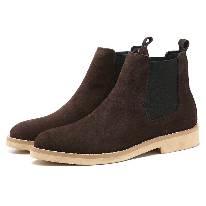 Original Quality Nice Factory Wholesale Men's Ankle Chelsea Boots Leather Work Boots for Men