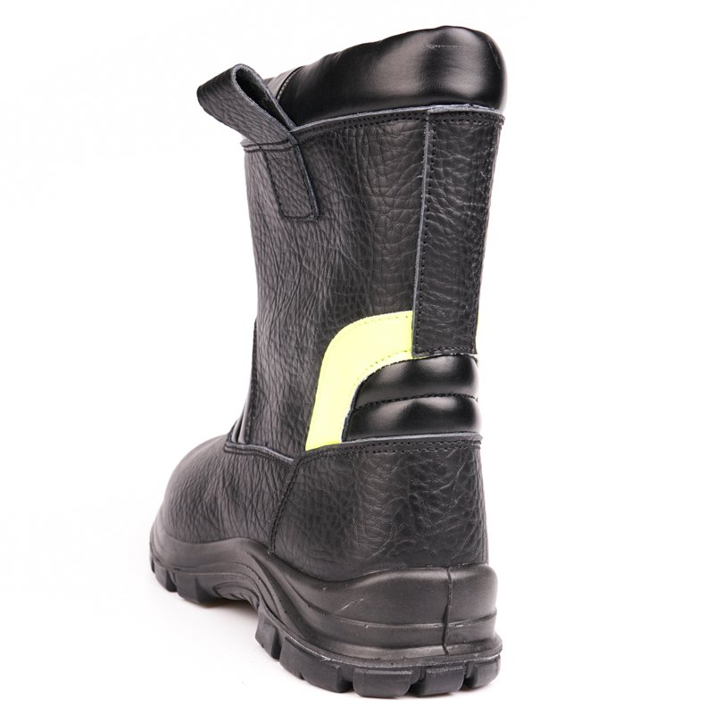 Cold Weather pull on Working Shoes Men Full Grain leather Rain Boots waterproof safety shoes