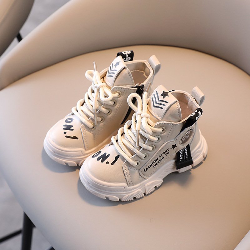 Children Shoes 2021 Autumn And Winter Kids Martin Boots Girls Mid-cut Comfort Short Boots Boys Fashion Outdoor Casual Boots