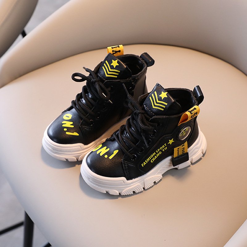Children Shoes 2021 Autumn And Winter Kids Martin Boots Girls Mid-cut Comfort Short Boots Boys Fashion Outdoor Casual Boots