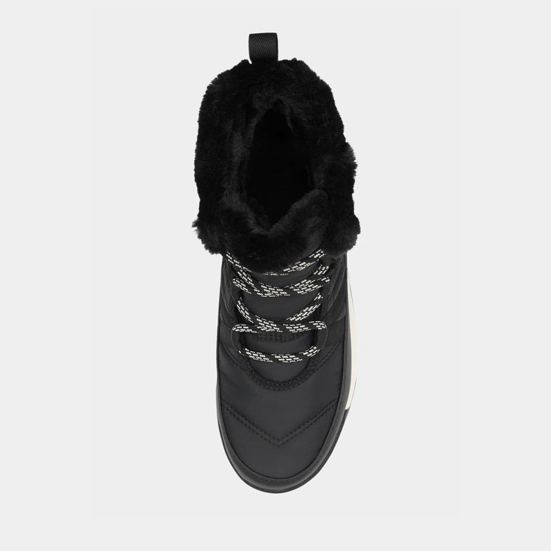 2024 Custom Logo Women's Winter Waterproof Ankle Boots round Toe Lace-Up Flat Snow Warm Boots Autumn Fashion Style