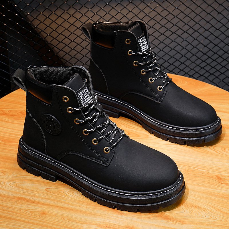 Keleeti design stylish leather shoes for men boots outdoor leather boots for men boots for men shoes leather