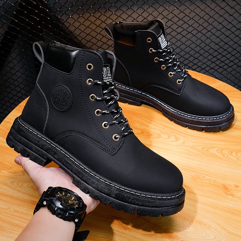 Keleeti design stylish leather shoes for men boots outdoor leather boots for men boots for men shoes leather