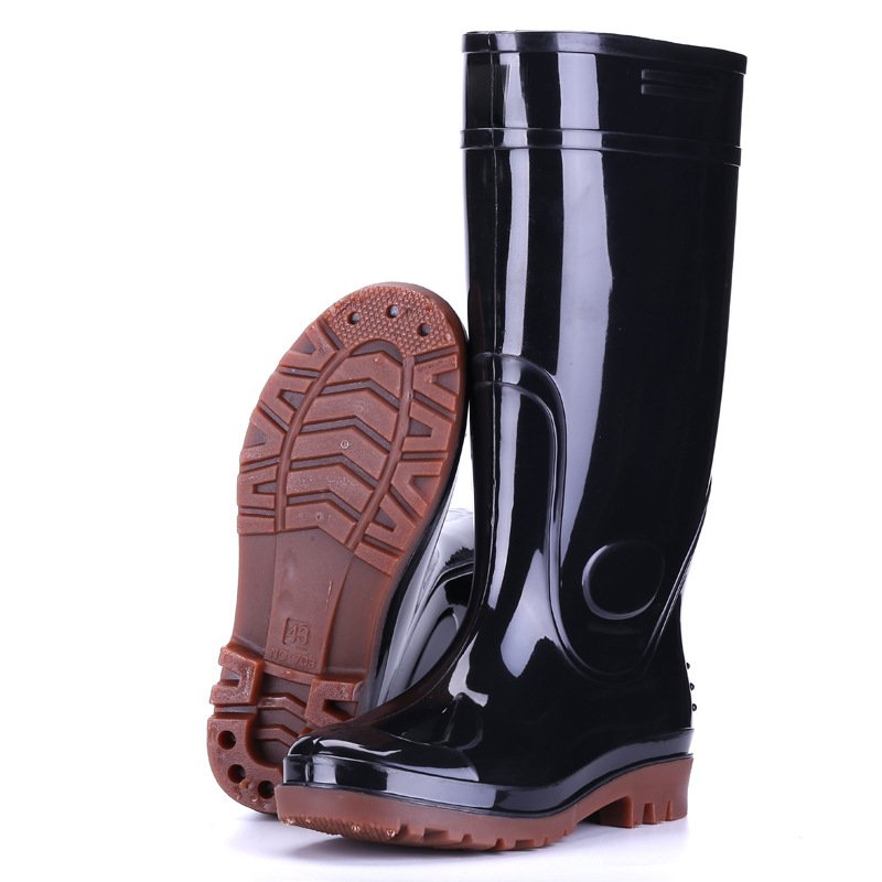 2023 Cheap Waterproof Pvc Knee High Rain Boot Rain Shoes Adult Men Rain Boots