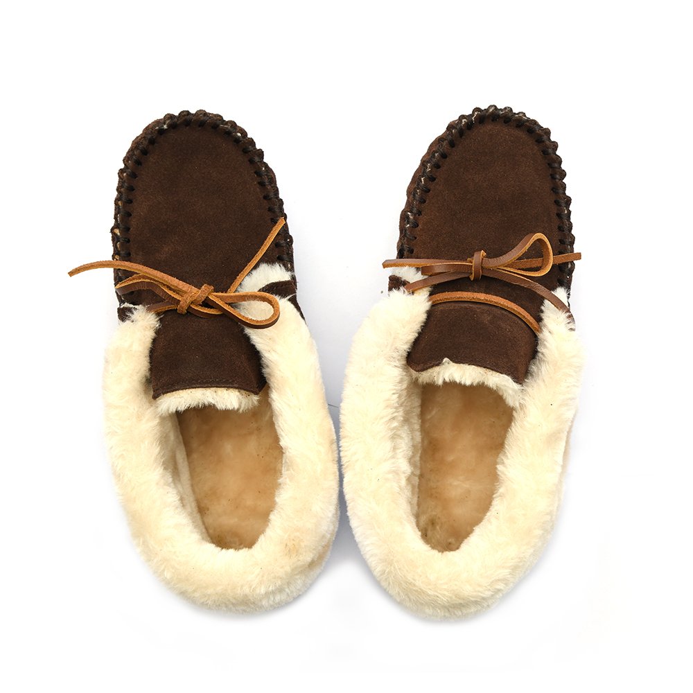 Winter Lovely Style Women's Slippers Leather Shoes Moccasins Indoor Women snow boots Outdoor