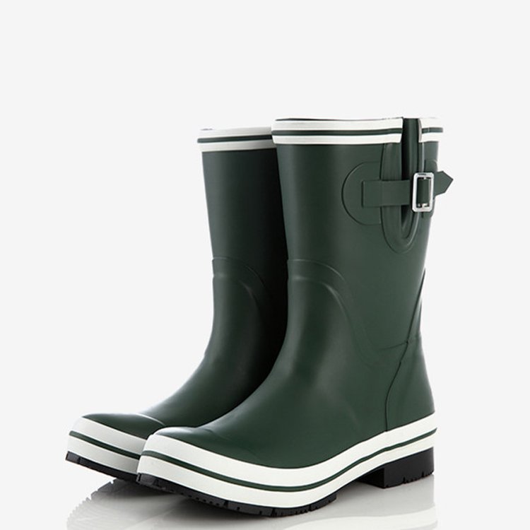 Custom Women Rubber Outdoor Waterproof Safety Ladies Comfortable Gumboots Rain Boots