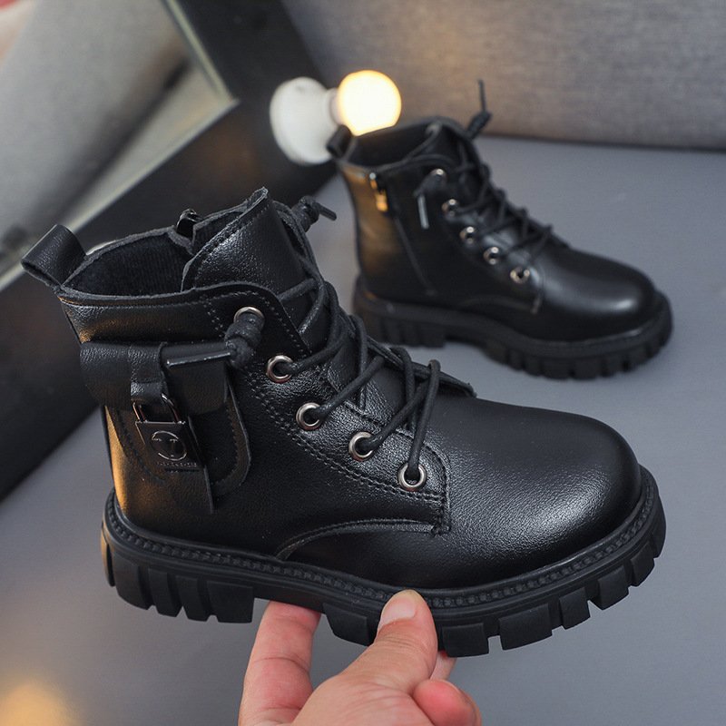 2023 New Fashion Children Walking Ankle Boots Trendy Kids Boots