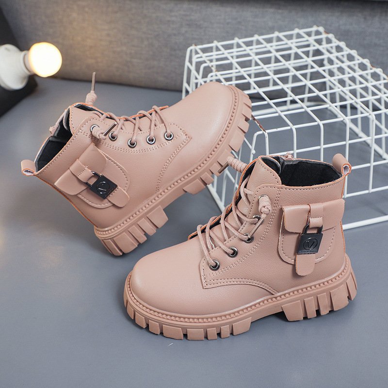 2023 New Fashion Children Walking Ankle Boots Trendy Kids Boots