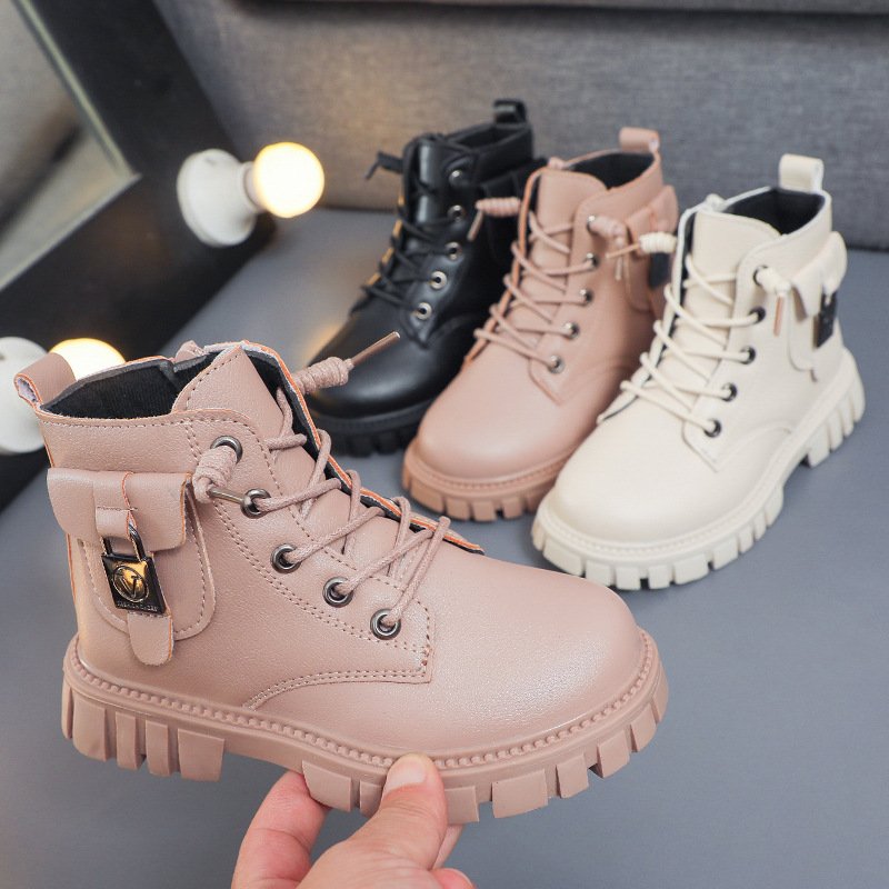 2023 New Fashion Children Walking Ankle Boots Trendy Kids Boots