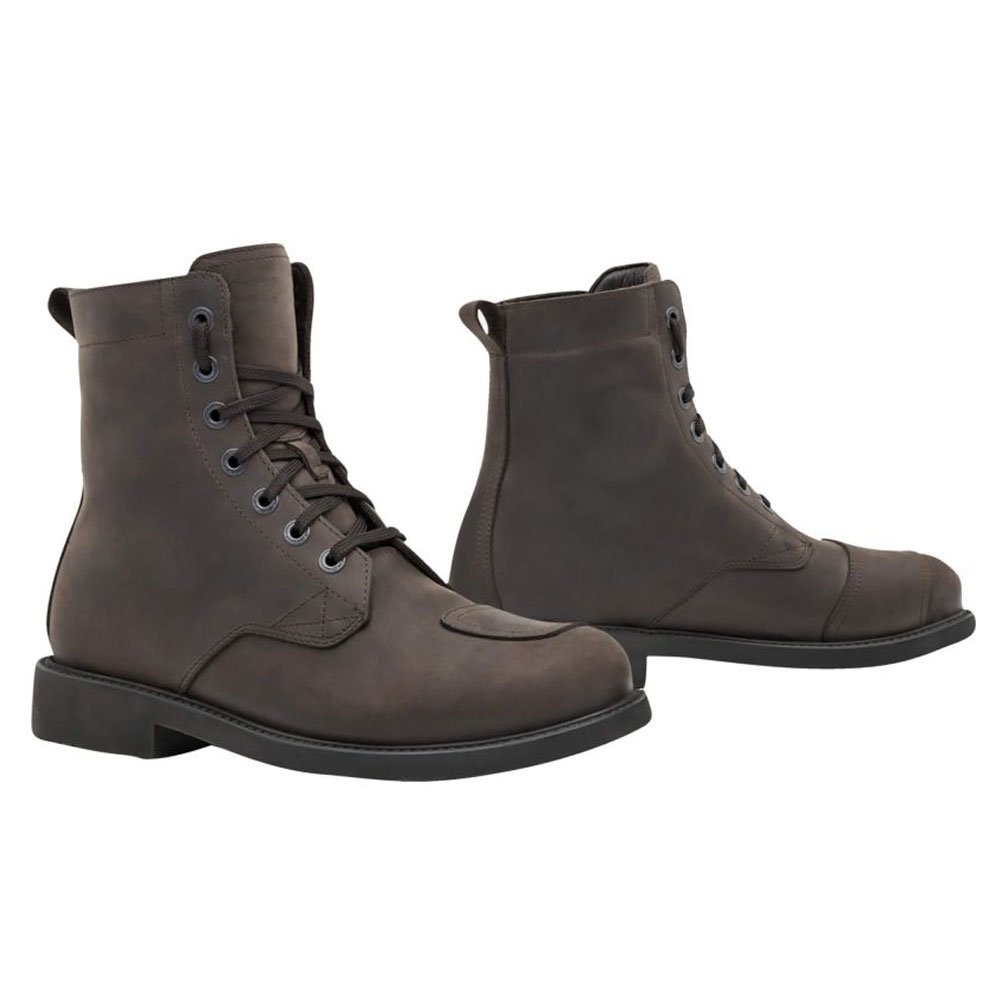 Men's Motorcycle Safety Boots Premium Quality Water Resistant Genuine Thick Leather Safety Motorbike Racing Protection Shoes