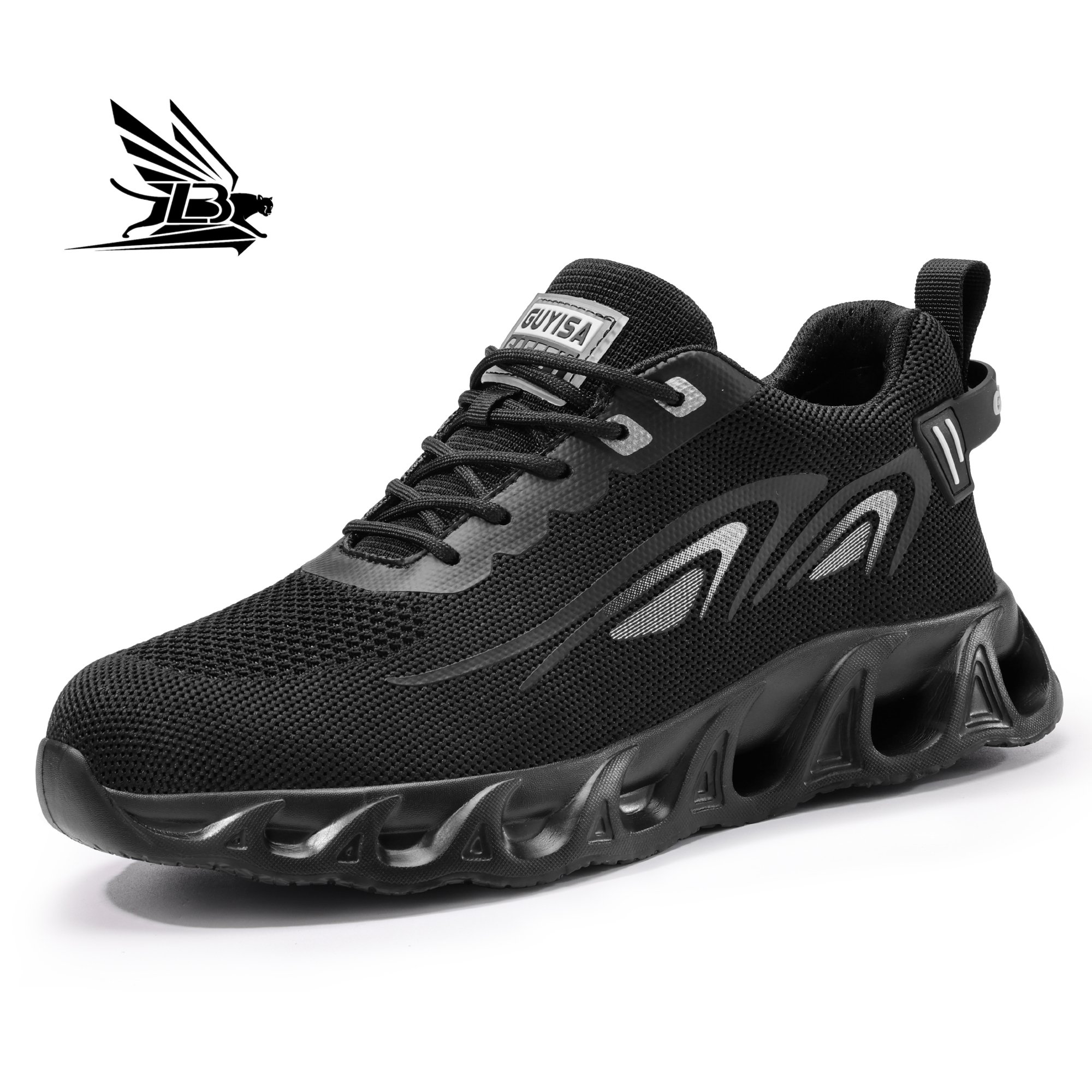 Fashion Work Boots Light Safety Shoes for Outdoor Sports for Construction with Rubber Insole for Winter Summer