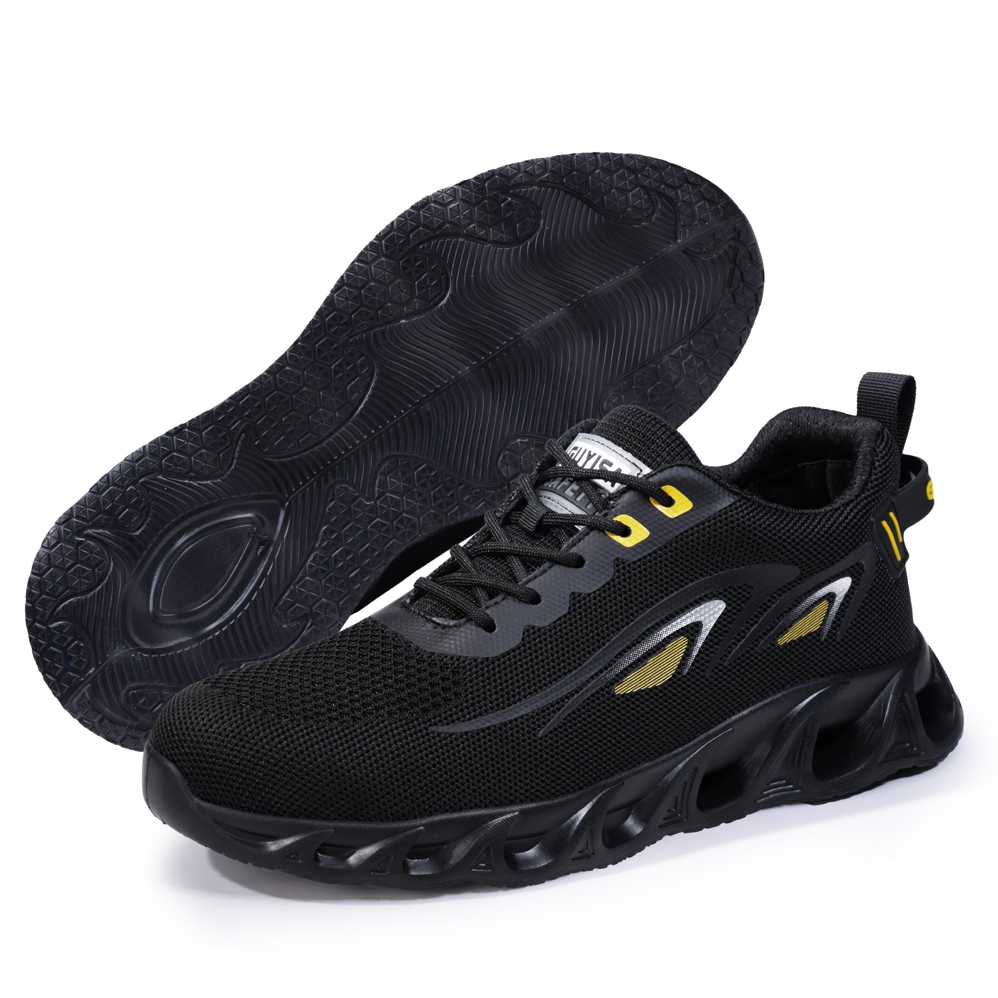Fashion Work Boots Light Safety Shoes for Outdoor Sports for Construction with Rubber Insole for Winter Summer