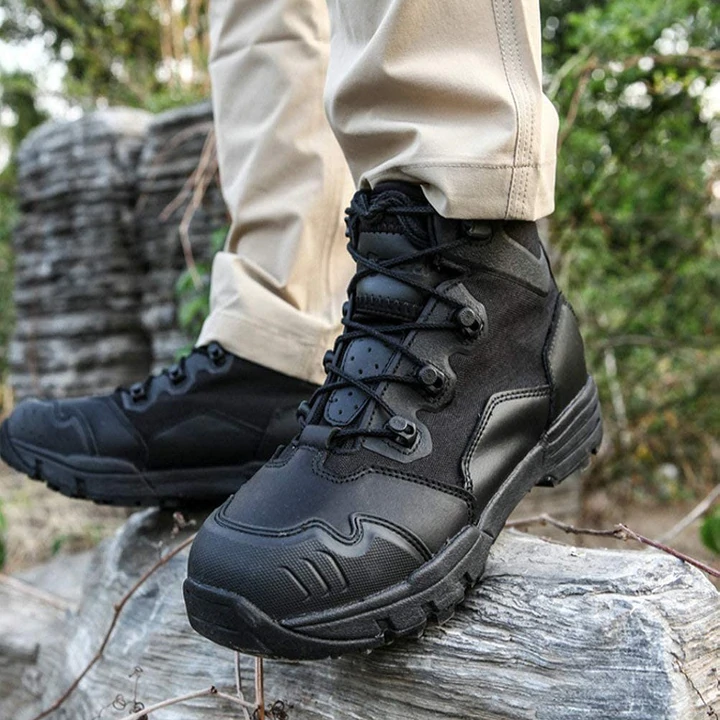PTG Waterproof hiking shoes Men and women shoes desert combat boots shoes outdoor Climbing camping Hiking Tactical boots