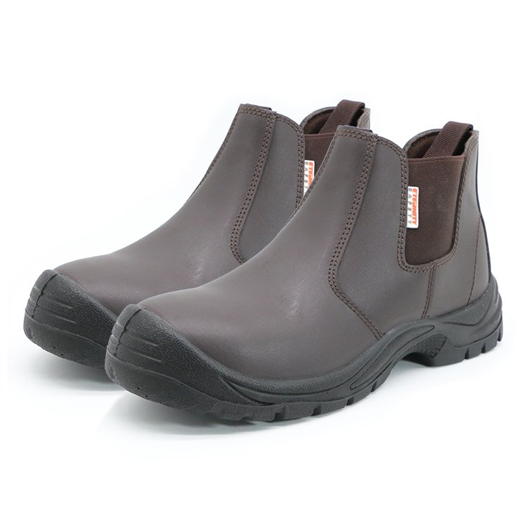 ENTE SAFETY High quality usa safety boots genuine leather upper steel toe pu sole work shoes