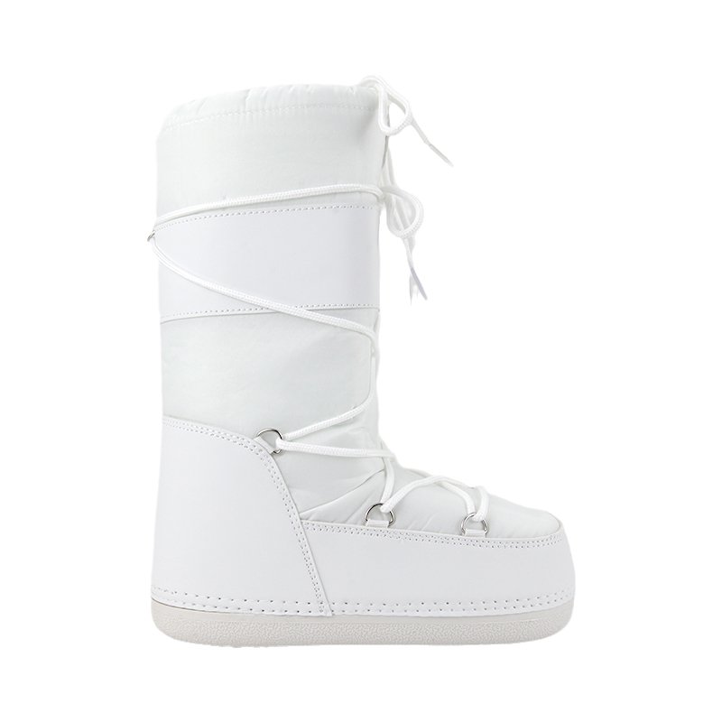 New design fashion snow boots long cut waterproof winter warmly walking shoes for outdoor