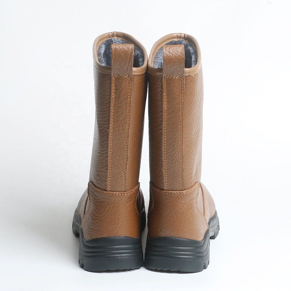manufacturer factory custom safety shoes for men steel toe boots leather slip resistant waterproof stab resistant s3 wholesale
