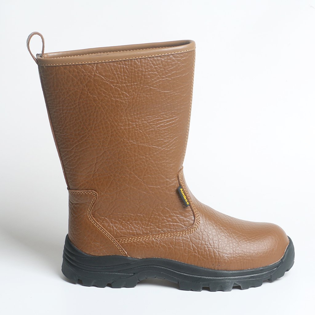 manufacturer factory custom safety shoes for men steel toe boots leather slip resistant waterproof stab resistant s3 wholesale