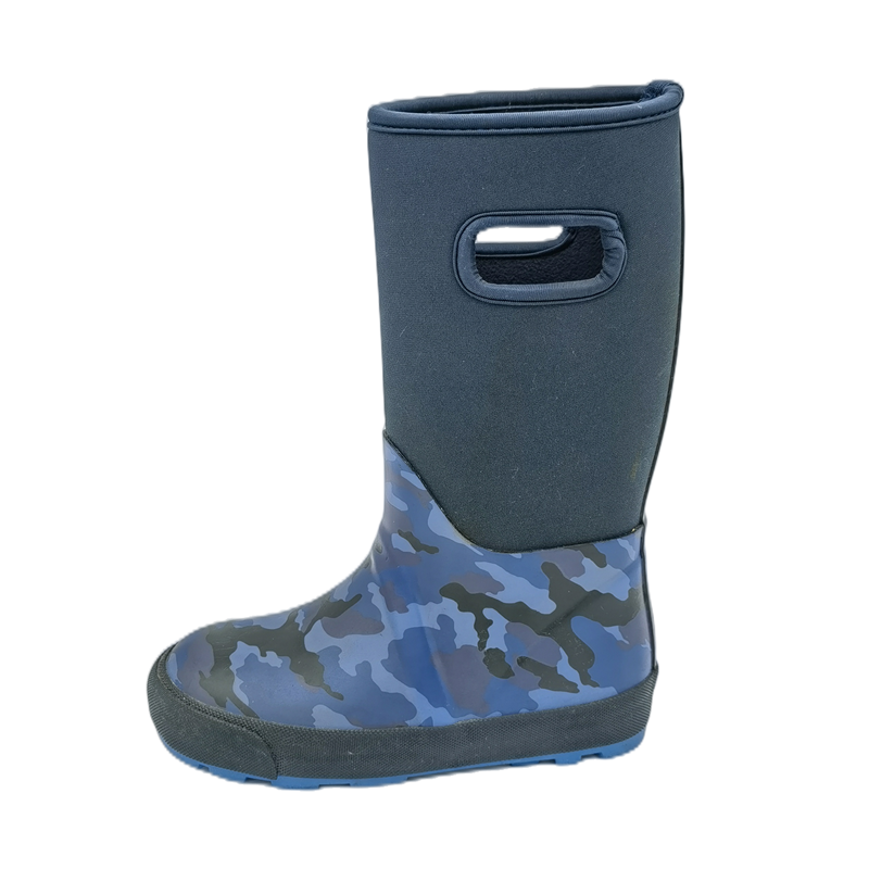 2024 Ladies Trendy Stylish Best Pattern Half Rain Boots Fishing Rubber Boots
