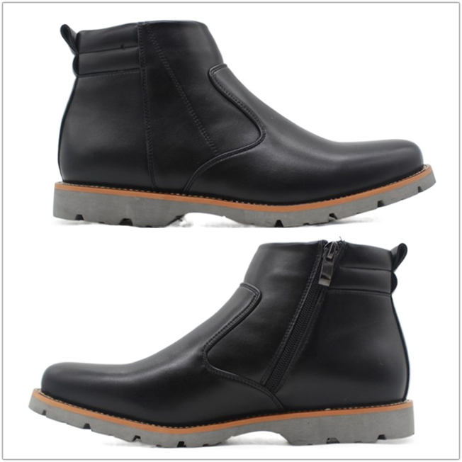 Factory wholesale Customized Black Men Casual walking boots
