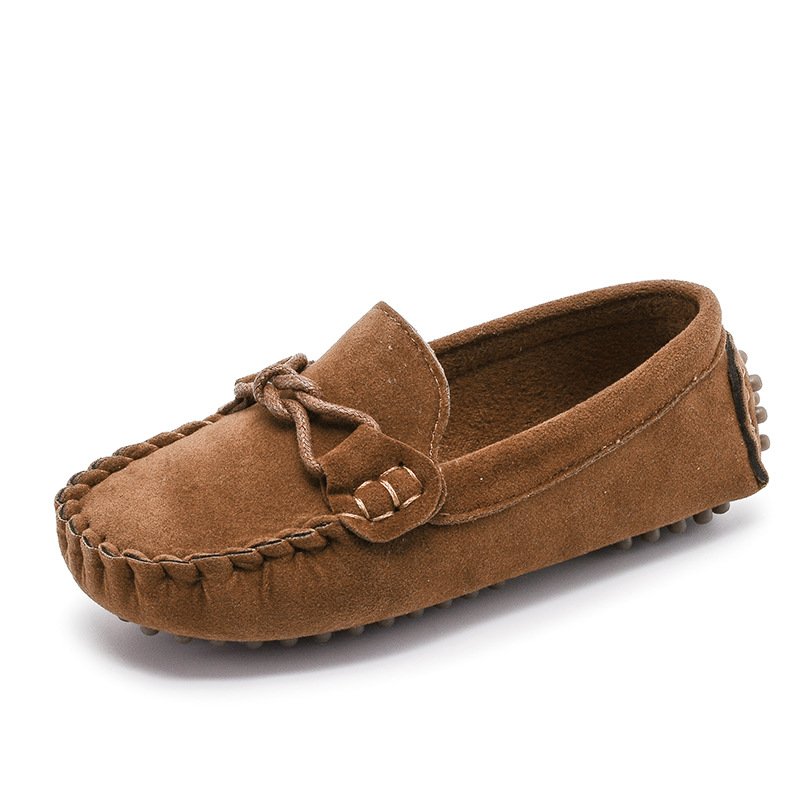 Boots Winter New Children's Shoes Fleece-Lined Casual Leather Shoes Baby Toddler Shoes