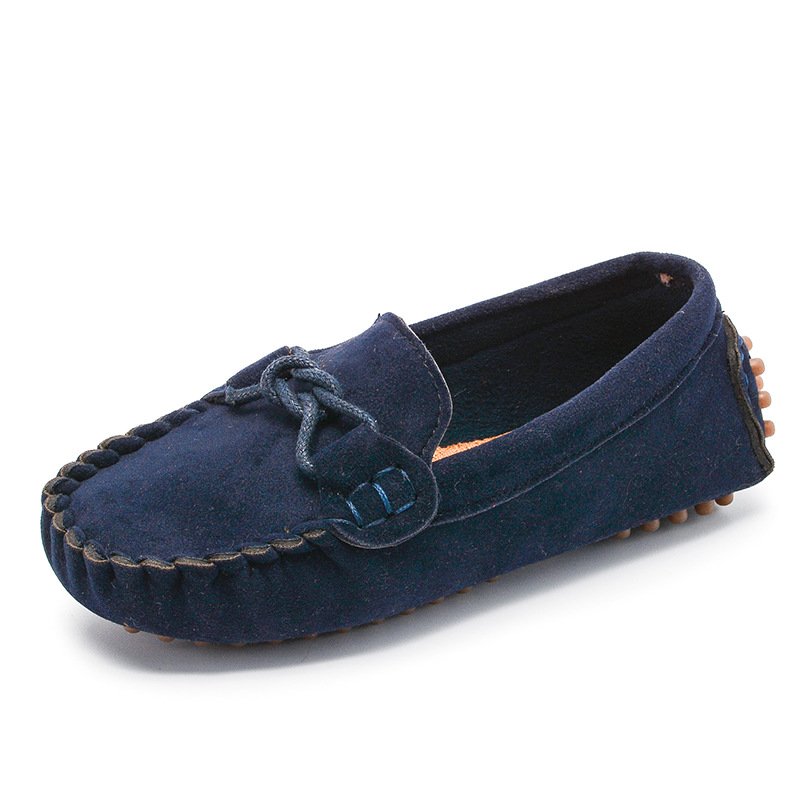 Boots Winter New Children's Shoes Fleece-Lined Casual Leather Shoes Baby Toddler Shoes