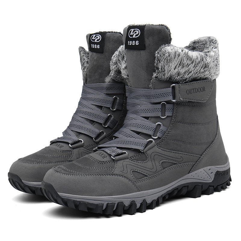 Large size lovers snow boots cotton shoes wholesale winter plush cotton shoes outdoor sports shoes