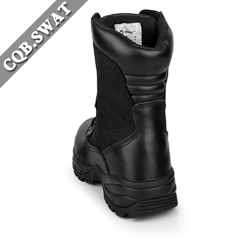 Slip Resistant Suede Leather Desert Mens Boots Black Leather Combat Boots Tactical Boots
