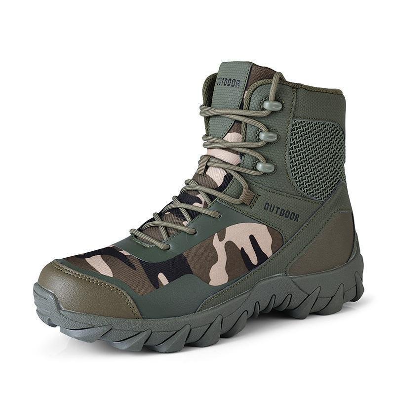 Fashion Casual Waking Sports Shoes for Men Chunky Zipper Hiking Boots Outdoor Non-slip Climbing Shoes High Quality