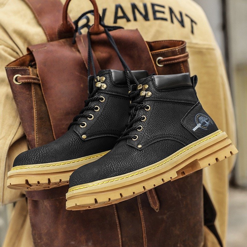High Top Martin Boots Custom Latest Winter Men Hiking Shoes Casual Thick Bottomed Work Boots for men Woman